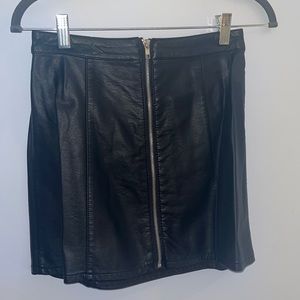 Leather skirt
